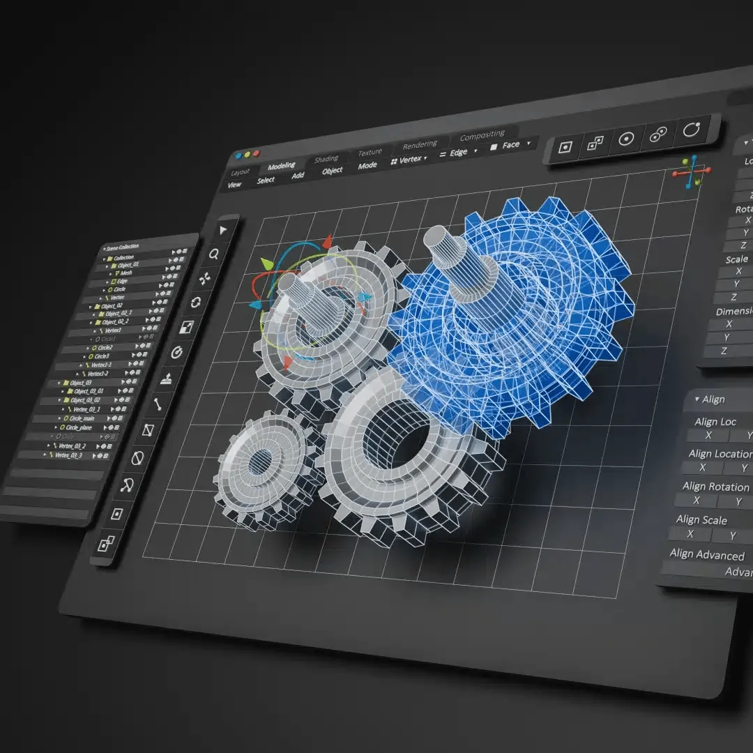 3D designing in CAD